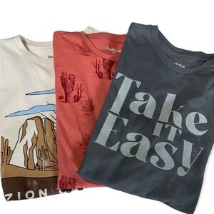 Lot of Three New Short Sleeves T Shirts